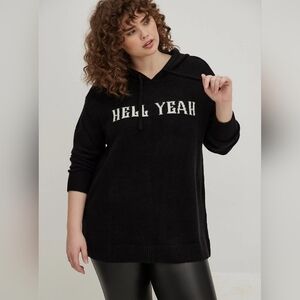 Torrid Black Cozy Hoodie